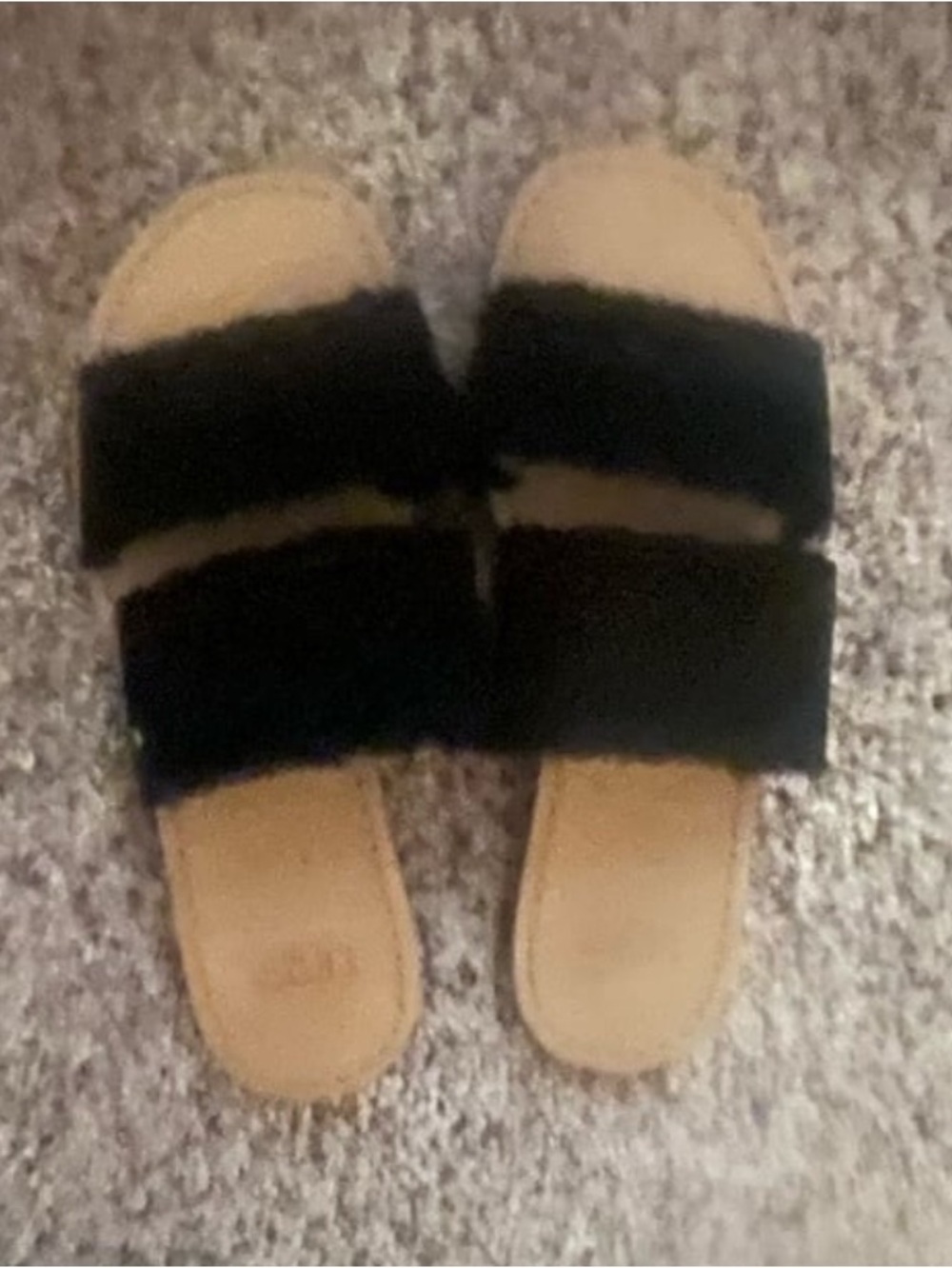 UGG BLACK Suede  Slide Sandals - Women🌼